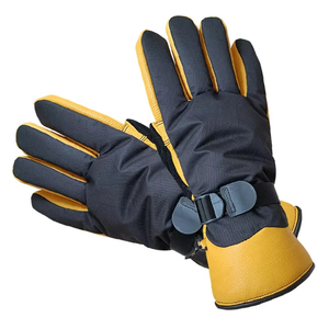 Waterproof Snowboard Gloves Winter Outdoor Mens Women Leather <b>Ski</b> Gloves Quality <b>Ski</b> Mitt <b>ski</b> Racing Sports <b>Ski</b> Gloves - Product Image 4