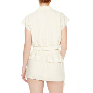 Vestes sans manches pour femmes, de haute qualité, en tricot matelassé, streetwear, hiver, nouveau design, confortables, multi-poches, fermeture éclair intégrale, unies - Product Image 4
