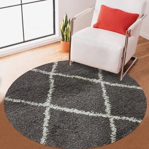 Customized <b>Round</b> Shape <b>Carpets</b> and Rugs Hand Tufted Hight Low Cut Wool <b>Carpet</b> Area Rugs for Living Room and Dining Room - Product Image 6