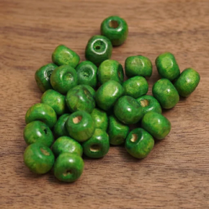 Natural Wood Beads with <b>Large</b> Hole Spacer Lead-Free Balls Charms Multi Color FAIZA CRAFT FC-8412 for <b>Jewelry</b> Making DIY Handmade - Product Image 3