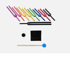 Ensemble de diapasons Solfeggio 174 Hz, 285 Hz, 396 Hz pour instrument de guérison sonore. - Product Image 4