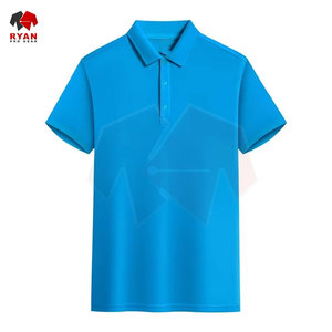 เสื้อโปโลดีไซน์เฉพาะของ Ryan Pro Gear สำหรับผู้ชายสไตล์สวมหัวพร้อมแผ่นป้ายโลโก้ปรับแต่งได้ - Product Image 1
