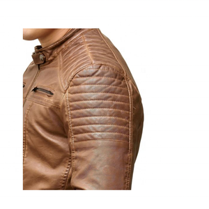 Latest Premium Quality Leather Jackets <b>for</b> Men in <b>Cheap</b> Price <b>for</b> <b>Sale</b> With Private Customizable Label - Product Image 4