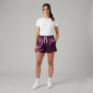 Shorts décontractés pour femmes HAWK EYE SPORTS, vêtements d'été, coupe ajustée de haute qualité, taille élastique, séchage rapide, écologiques, 100% coton - Product Image 1