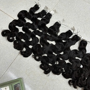 ผมต่อผมมนุษย์แท้เรมี่ธรรมชาติปลายแบนมีสองหัวตรงปลายแบน - Product Image 6