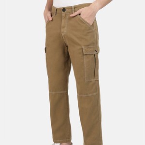 Pantalon cargo pour homme, tendance, confortable, respirant, léger, en polyester/coton, fermeture à cordon, haute qualité - Product Image 2