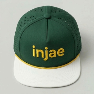 Gorra de golf snapback personalizada de 5 paneles con visera plana, bordado plano, corona estructurada, OEM ODM, proveedor de gorras con MOQ bajo - Product Image 3