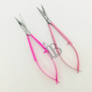 Top Deals Spring <b>Scissors</b> Stainless Steel Sustainable Spring <b>Scissors</b> Eyelash Eyebrow Curved Sharp Tip Makeup <b>Scissor</b> mink - Product Image 5