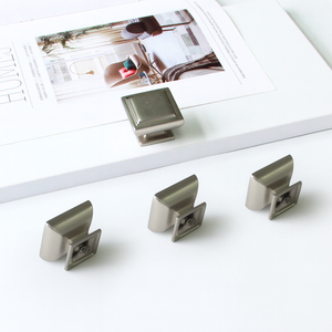 Tiradores de Gabinete Minimalistas Contemporáneos de Aleación de Zinc Cepillado, Herrajes Ecológicos y Duraderos para Cajones de Cocina y Baño - Product Image 3