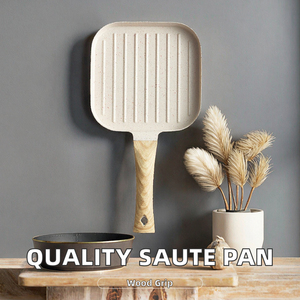 Poêle à griller antiadhésive robuste, idéale pour griller la viande, les légumes, les sandwichs et la cuisine quotidienne - Product Image 3