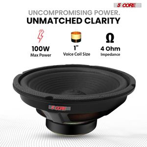 Altavoz de Repuesto de 8 Pulgadas y 100W, 4 Ohmios, para Amplificador de Guitarra, para Gabinetes de Guitarra Eléctrica, Instrumentos de Cuerda, Piezas y Accesorios - Product Image 2