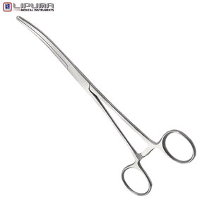 Kelly Hemostatic Forceps 12-Inch Curved Locking Surgical <b>Clamp</b> Artery Forceps Premium Stainless Steel Surgical Instrument - Product Image 1