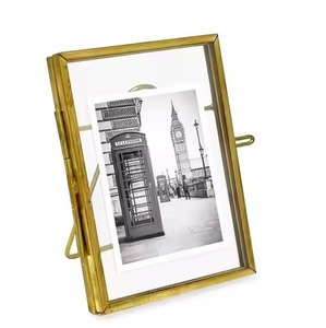 Modern Living Metal Glass Photo <b>Frame</b> Decorative <b>Picture</b> Display Home Interior - Product Image 5