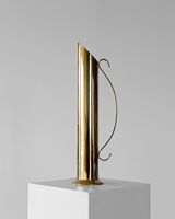 Vase de table moderne en laiton, style côtier, pour une décoration intérieure luxueuse