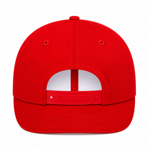 Red 6-Panel Snapback Cap With Embroidered Scorpion Logo Unisex Casual <b>Hat</b> Spring <b>Summer</b> Style - Product Image 3