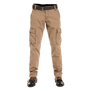 Pantalon Cargo Exclusif pour Homme en Toile Foncée Multi-Poches, Antistatique, Respirant, Écologique, 100% Coton, Décontracté et Lavé - Product Image 2
