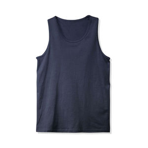 JAMEKA SPORTS JA-847 Débardeur décontracté respirant à séchage rapide pour homme, col montant, 100 % fibre de bambou, impression par transfert thermique, faible MOQ - Product Image 3