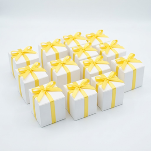 6mm Bright Yellow Single Face Satin 100% Polyester Shrink-Resistant Ribbon Wholesale 20 Rolls 8 Meter Gift Tags Bakery <b>Boxes</b> - Product Image 3