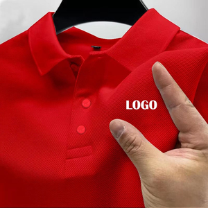 เสื้อเชิ้ตผู้ชายแขนสั้นถักนิตติ้ง ผ้าฝ้าย 100% เป็นมิตรกับสิ่งแวดล้อม ยับยาก แห้งเร็ว ระบายอากาศได้ดี คุณภาพสูง ปรับแต่งได้ สำหรับฤดูร้อน - Product Image 3