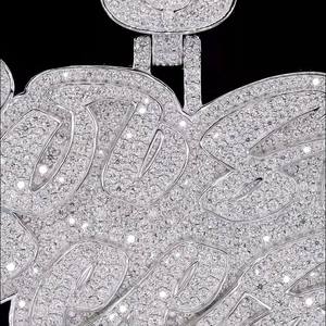 Chaîne de corps de mode Luxira Jewels, bijoux en argent tibétain plaqué or, moissanite, style hip-hop, unisexe, pour soirée - Product Image 3