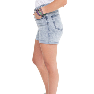 Pantalones Cortos Cargo de Lona para Mujer, Cintura Baja, Cierre con Cordón, Formales, Impermeables, Ecológicos, ODM, Estampado de Leopardo, con Bolsillos - Product Image 2