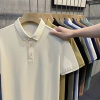 Chemise d'été décontractée en piqué de coton et polyester, col rabattu, manches courtes, respirante, coupe ajustée, plusieurs couleurs, grandes tailles, OEM