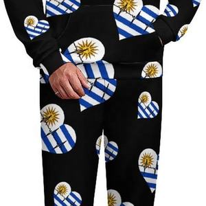 Custom Made Allover Sublimation Printed Tracksuit Custom Men Polyester Tracksuit Top and <b>Pant</b> High Quality Fitness Tracksuit - Product Image 4