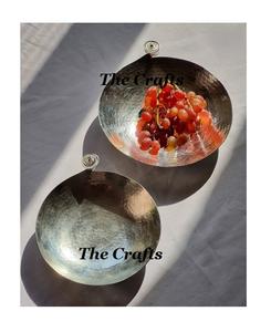 Juego de Dos Tazones para Frutas de Acero Inoxidable Pulido en Forma de Luna, de Alta Calidad, Diferentes Tamaños, con Base - Product Image 4