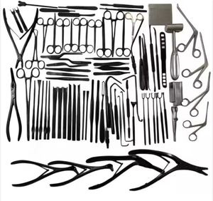 Ensemble d'instruments de rhinoplastie de qualité supérieure en acier inoxydable allemand certifié CE, 82 pièces, réutilisables, pour nez, oreilles et gorge - Product Image 1