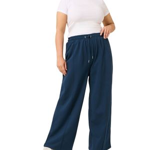 Conjunto Deportivo de Mujer, Pantalones Anchos de Cintura Elástica y Sudadera de Felpa de Algodón, Proveedor OEM al por Mayor - Product Image 3