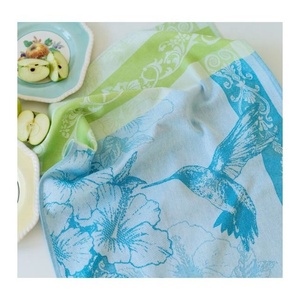 Nouvelles serviettes de nettoyage ménager en microfibre lavables et écologiques, anti-taches d'huile, motif colibris colorés, sur mesure, non rétractables - Product Image 1