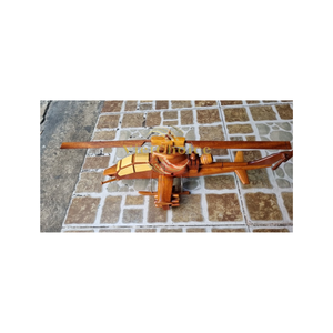 Helicóptero de Madera de Palisandro Indio Hecho a Mano por Vetchoice, 100% Madera Natural, Pulido con PU, Decoración Moderna de Lujo, Regalo de Inauguración de Casa - Product Image 4