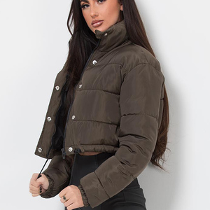 Chaqueta Acolchada para Mujer al por Mayor, Personalizada, Informal, para Exteriores, Resistente al Viento, con Cierre de Cremallera y Bolsillos Laterales, Abrigo Premium para Invierno - Product Image 4
