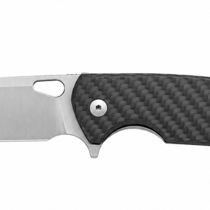 Folding Pocket Knives with Carbon Fiber Pattern Handle Satin Finish Wide Blade Thumb Opening Slot and Ergonomic Grip Everyday - Product Image 2