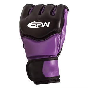 Gants de boxe professionnels pour hommes à paume ouverte pour MMA, sparring, kickboxing, Muay Thai, sac de frappe, en cuir synthétique respirant et anti-humidité - Product Image 5