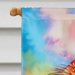 Hippie Animal bandera grande para conejillos de indias porche manga poste decorativo patio Banner ilustraciones Multicolor colgante de pared hecho de poliéster - Product Image 3