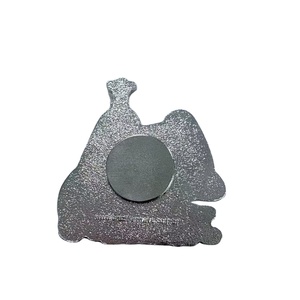 Customized Soft enamel +Epoxy Metal Crafts with Black Nickel Gold Silver Copper Glitter Finish magnets - Product Image 4