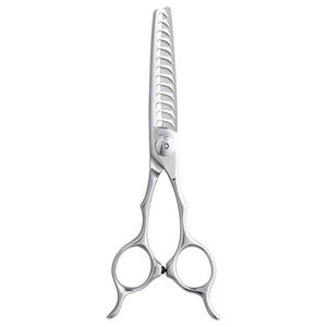 Tijeras de barbero MARI para profesionales, de acero inoxidable, ligeras, con tensión ajustable. - Product Image 1