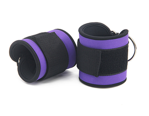 Sangle de Résistance pour Cheville en Néoprène et Spandex avec Attache Câble et Fermeture Auto-agrippante Réglable pour Entraînement du Bas du Corps - Product Image 5