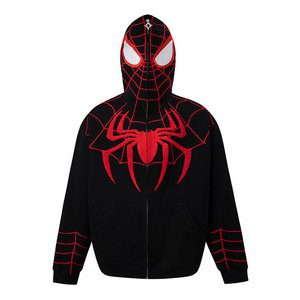 Sudadera con Capucha y Cremallera Completa Wearpex, Bordada con Spider-Man, Estilo Urbano, 100% Algodón, 400g, para Hombre y Mujer - Product Image 1
