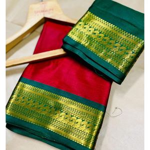 Sari de Seda Suave con Tejido Zari al por Mayor, Precio de Fabricante para Colección de Boutique en EE. UU., Australia y Europa - Product Image 1