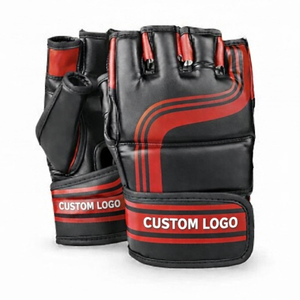 Guantes de Boxeo Profesionales con Logotipo Personalizado, de Cuero PU con Cordones, Transpirables, de Alta Calidad - Product Image 2