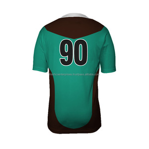 เสื้อเบสบอลและซอฟต์บอลแบบขายส่งสั่งทำพิเศษ ระบายอากาศได้ดี พร้อมพิมพ์โลโก้ตามต้องการ มีหลายขนาดให้เลือก ผลิตจากวัสดุโพลีเอสเตอร์ 100% - Product Image 6