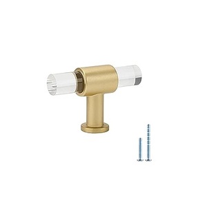 Poignées de porte et de placard en acrylique plaqué or de luxe pour cuisine, salle de bain et salon – Prix abordable - Product Image 4