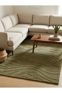 Indian Export Quality Logo Woven Wool <b>Carpet</b> Rug Anti-Slip Geometric Thick Non-Shedding Indoor Flooring for Bedroom & Playroom - Product Image 5