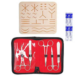 Almohadilla de sutura médica OEM PH03-264 ultragrande de 8 x 8 pulgadas con sutura quirúrgica para entrenamiento en cursos médicos de SurgiRight - Product Image 1