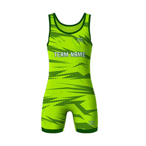 Combinaison de lutte personnalisée de haute qualité, imprimée par transfert thermique, en polyester, séchage rapide, légère, ajustée, unisexe, vêtements de sport pour adultes - Product Image 6