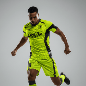 Ensemble de maillots de football, shorts, uniforme d'équipe de football personnalisé, 100% polyester, imprimé numérique, séchage rapide, respirant, vêtements de sport athlétiques - Product Image 5
