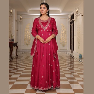 Most Selling Fancy Pink Soft Silk <b>Kurtis</b> for Office and Regular Wear at Wholesale Price Casual Dresses Kurti - Product Image 1