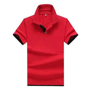 Camisas de Golf para Hombre, 100% Algodón, Tejido de Punto Informal, Logotipo Bordado Personalizado en la Parte Delantera, Bolsillo, Antiarrugas, Estampado - Product Image 3